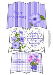 Anniversary Petunia Book Sheet