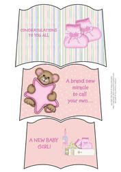 New Baby Girl Book Sheet
