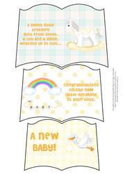 New Baby Either Gender Book Sheet