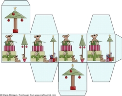 All in One Gift Box - Bears, Presents and Trees