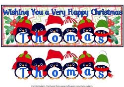 PENGUIN HATS NAMES - THOMAS