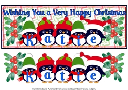 PENGUIN HATS NAMES - KATIE