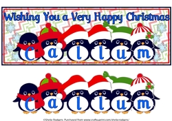 PENGUIN HATS NAMES - CALLUM