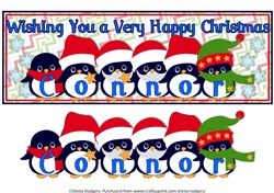 PENGUIN HATS NAMES - CONNOR