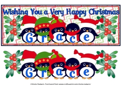 PENGUIN HATS NAMES - GRACE