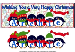 PENGUIN HATS NAMES - ARCHIE