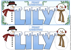 SNOW CAPPED NAMES - LILY