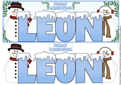 SNOW CAPPED NAMES - LEON