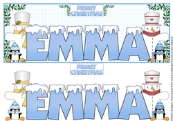SNOW CAPPED NAMES - EMMA