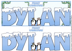 SNOW CAPPED NAMES - DYLAN