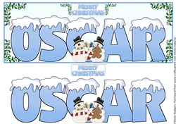 SNOW CAPPED NAMES - OSCAR