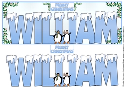 SNOW CAPPED NAMES - WILLIAM