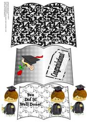 Graduation Boy Book Sheet
