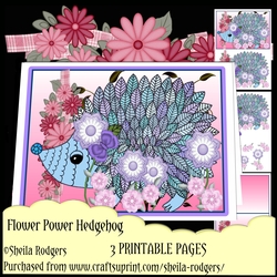 Flower Power Hedgehog