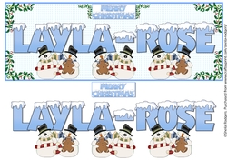 SNOW CAPPED NAMES - LAYLA-ROSE