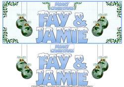 SNOW CAPPED NAMES - FAY & JAMIE