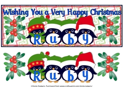 PENGUIN HATS NAMES - RUBY