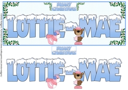SNOW CAPPED NAMES - LOTTIE-MAE