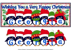 PENGUIN HATS NAMES - GEORGIA