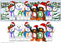 XMAS ANIMALS - TAYLOR