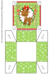 CHRISTMAS REINDEER GIFT BOX