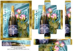 Panelled Champagne and Roses