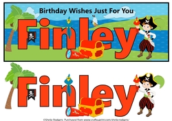 PIRATE NAME CARD - FINLEY