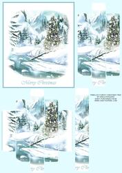 Panelled Forest Christmas Tree