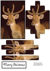 Panelled Deer in Velvet