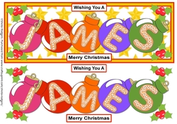 BAUBLE NAMES - JAMES