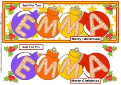 BAUBLE NAMES - EMMA