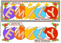 BAUBLE NAMES - EMILY