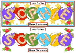 BAUBLE NAMES - SOPHIE