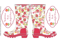 WELLIES - FLORAL 1