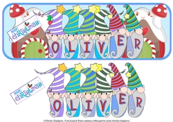 CHRISTMAS GNOME NAMES - OLIVER