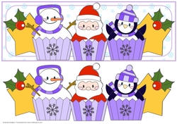 Christmas Cupcake Friends
