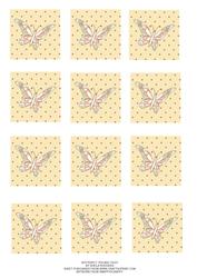 Butterfly Tea Bag Tiles