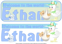 WELCOME BABY NAMES - ETHAN