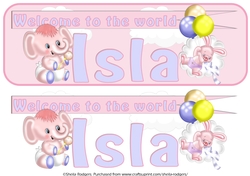 WELCOME BABY NAMES - ISLA