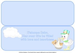 WELCOME BABY NAMES - INSERT BLUE