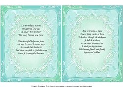 Christmas Religious Verse Inserts - Set 3