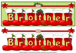SANTA BOOTS - BROTHER