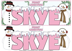SNOW CAPPED NAMES - SKYE PINK
