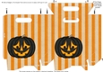 Gusset Sided Gift Bag - Halloween Pumpkin 2
