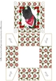 Gift Box - Christmas Dog and Poinsettia