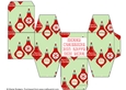 All In One Gift Box - Red Baubles