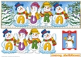 SNOWMEN NAMES LARGE DL - AURA