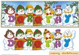 SNOWMEN NAMES LARGE DL - DOROTHY