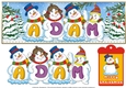 SNOWMEN NAMES LARGE DL - ADAM