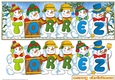 SNOWMEN NAMES LARGE DL - TORREZ